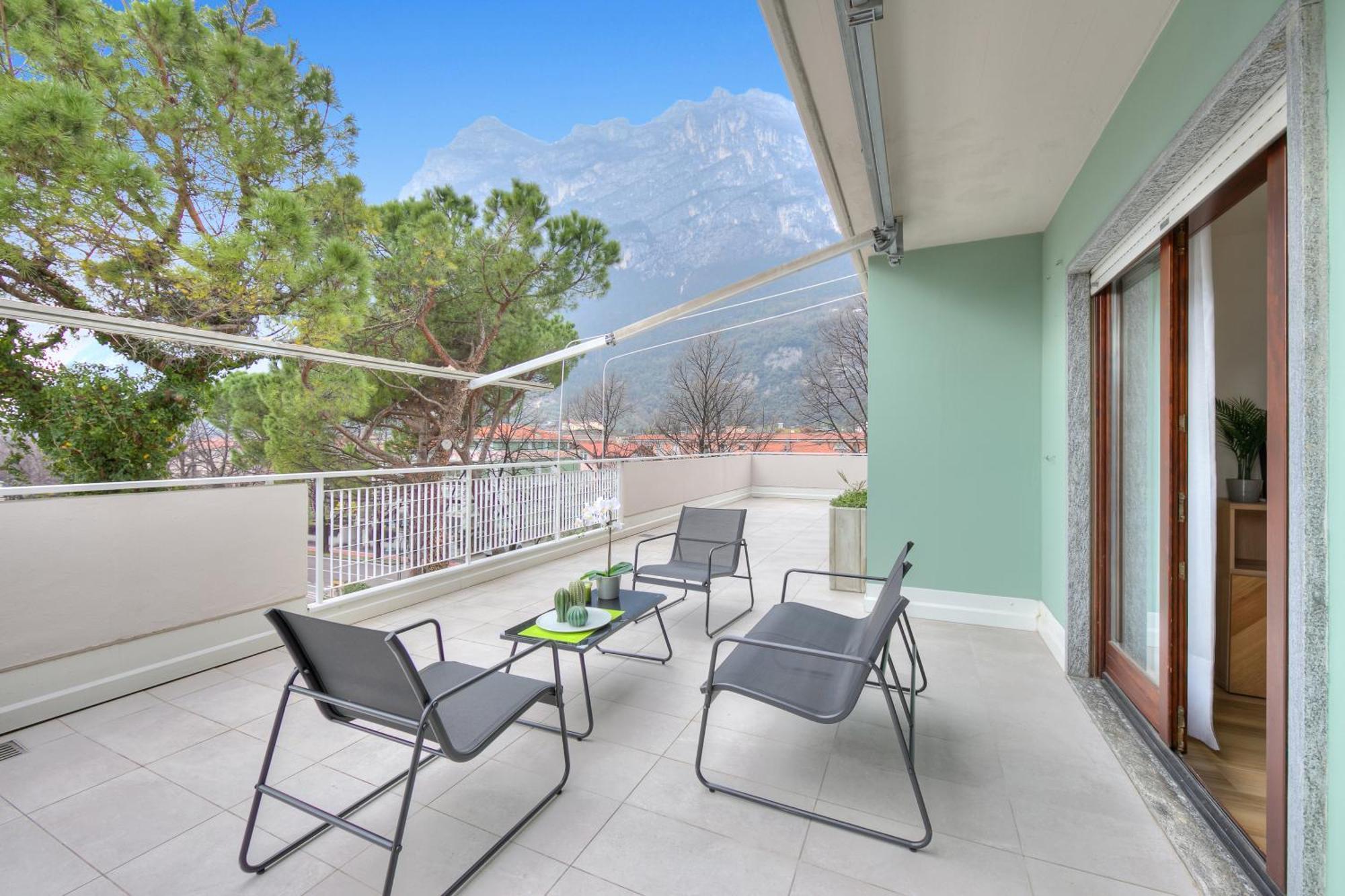 Balcone Sui Tigli Few Min From The Lake - Happy Rentals Riva del Garda Eksteriør bilde